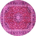 thumbnail image 1 of Ahgly Company Indoor Round Persian Pink Traditional Area Rugs, 5' Round, 1 of 4