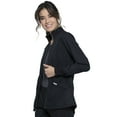 thumbnail image 3 of Cherokee Workwear Revolution Women's Scrubs Jacket Zip Front High-Low WW301, 3 of 6