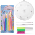 thumbnail image 2 of 15 Pcs Cookie Decorating Kit Supplies,Cookie Turntable,Cookie Brushes,Scriber Needles for Kitchen, 2 of 10