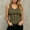 Army Green, variant on Ribbed Tank Tops for Women Compression V Neck Knit Sleeveless Shirts Summer Casual Streetwear Blouse Purple L