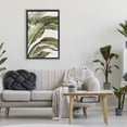 thumbnail image 2 of Stupell Industries Green Tropical Hues Black Framed Floater Canvas Wall Art design by Jacob Q, 31 x 21, 2 of 9