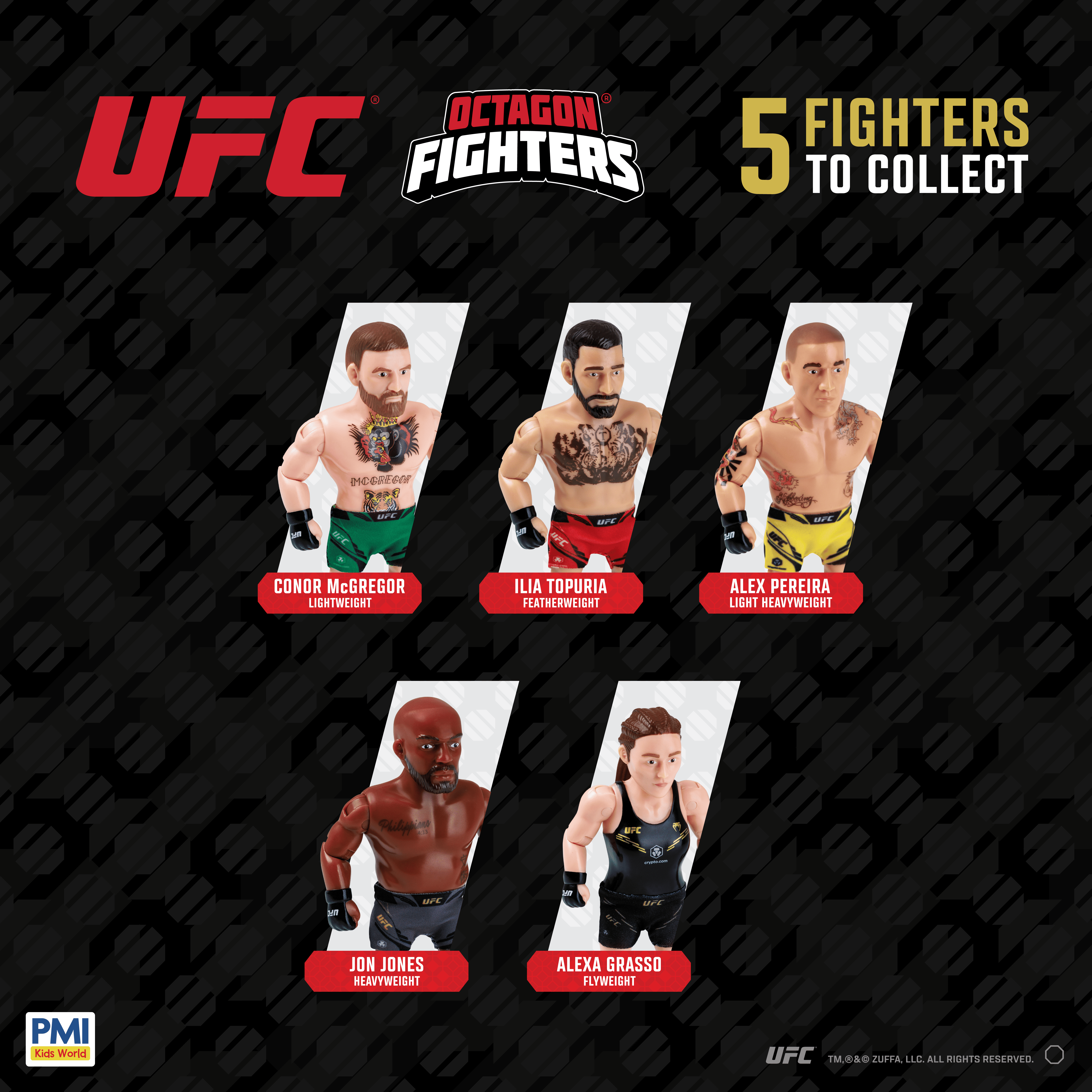 PMI, UFC Conor McGregor Action Figure, 4.5 Inch, with Accessories