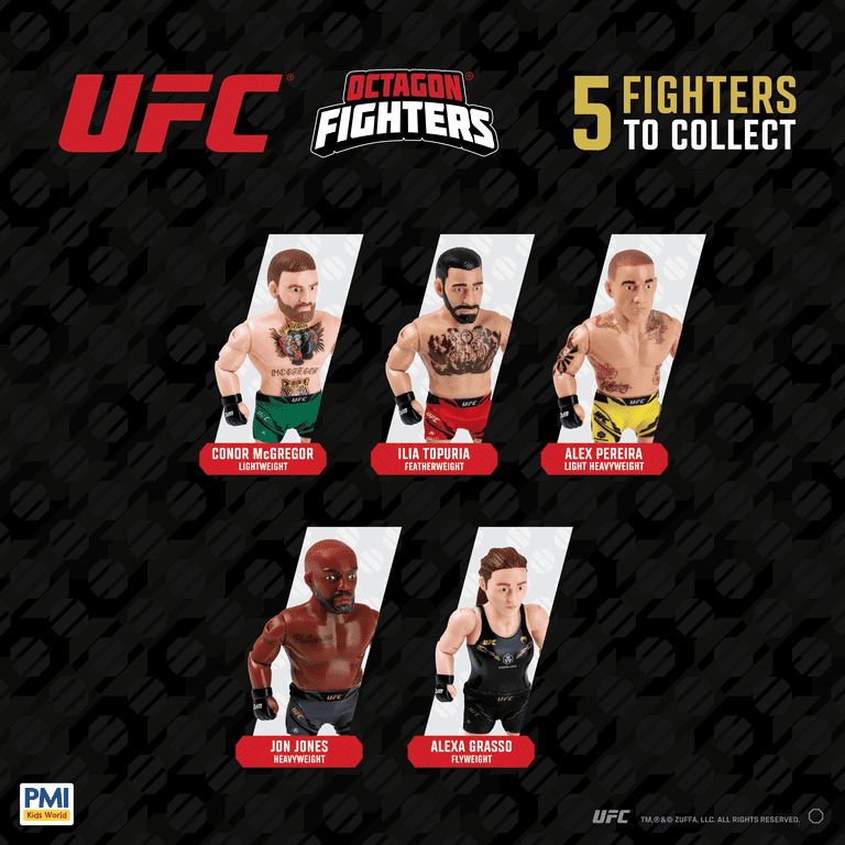 UFC フィギュアセット 4体 UFC Conor McGregor 4.5 Inch Action Figure with Accessories