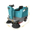 thumbnail image 2 of 50.4" Ride-on Industrial Sweeper, Floor Cleaning Machine 92,600 sq ft/h Efficiency, 26.5 Gal Hopper Brushless Motor for Warehouse Factory Parking Lot, 2 of 8