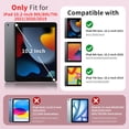 thumbnail image 3 of MoKo Case for iPad 9th/8th/7th Generation Case 10.2-Inch 2021/2020/2019 with Pencil Holder, Slim Light Trifold Protective Cover for iPad 10.2 with Hard PC Translucent Back Shell, Pink, 3 of 10