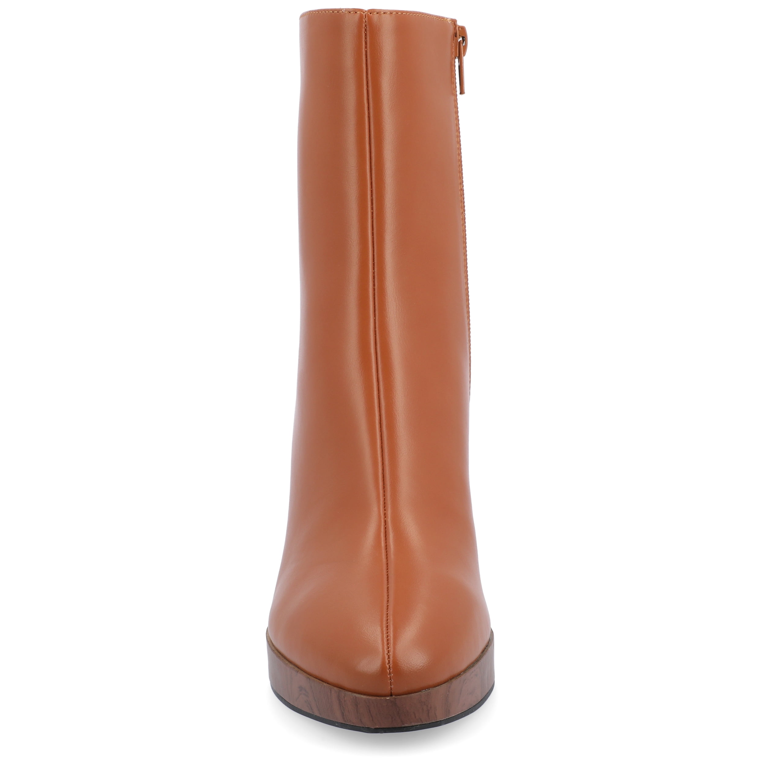 Journee Womens Romer Platform Almond Toe Booties, Widths Available