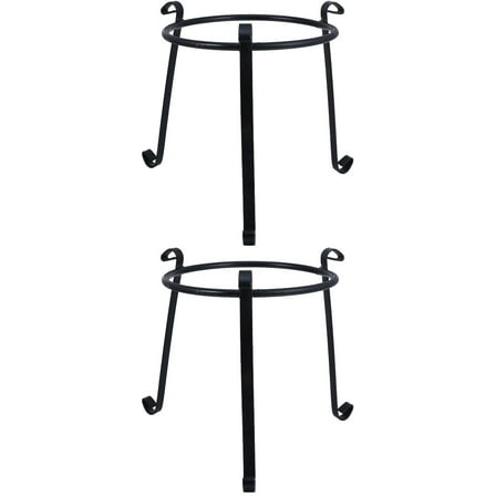 2 PCS Plants Stand Outdoor Iron Flower Sturdy Pot Supporting