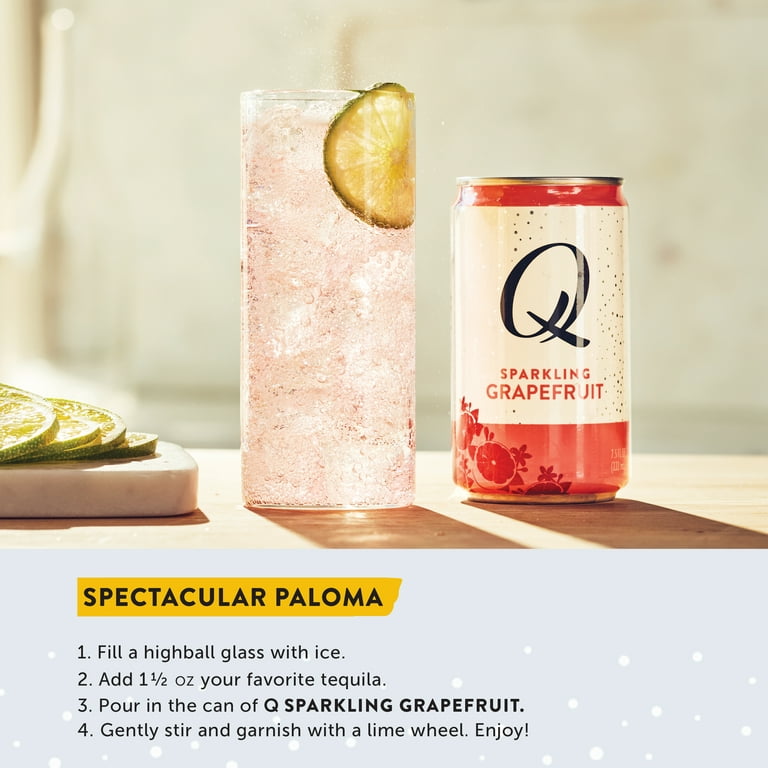 Q Sparkling Grapefruit, 7.5 oz, 24 pack 