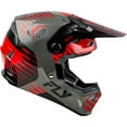 thumbnail image 4 of Fly Racing Adult Formula CP Slice Helmet, DOT/FMVSS 218 Approved Grey/Red/Black, X-Small, 4 of 4