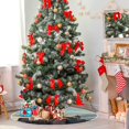 thumbnail image 4 of FMSHPON Cityscape Skyscrapers Xmas Christmas Tree Skirt Stand Mat for Holiday Party Decoration Indoor Outdoor 36 inches, 4 of 6