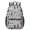 Police and Traffic Cone White Pattern, variant on Police and Vest White Pattern 17" Waterproof Oxford School Backpacks for Teens, S-Shape Padded Straps, for School, Travel, Hiking, Camping