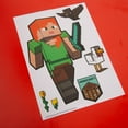 thumbnail image 3 of Minecraft: Wall-Clings - 50+ Vinyl Stickers, Wall Decals, Characters-Objects-Landscape Game Themed Designs, Room Decor, Self-Adhesive, Licensed, 3 of 11