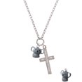 thumbnail image 2 of Delight Jewelry Resin Koala Bear I Set You Apart Engraved Cross Zoey Necklace, 28", 2 of 4