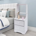 thumbnail image 4 of Miumaeov 2-Tier High-Quality Night Stand Bed End Table Bedside Table Organizer Storage Shelf, 4 of 9