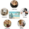 thumbnail image 3 of Coastal Christmas Placemats Set of 4, Tropical Beach Scene Table Mats for Winter Holiday Dining, Washable Indoor Outdoor Xmas Decorative Fabric Placemats 18x12 Inch, 3 of 6