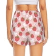 thumbnail image 4 of Haiem Floral Strawberr Women's 2 in 1 Running Shorts - Lightweight Athletic Workout Gym Yoga Breathable Sports Shorts Liner with Phone Pockets-Large, 4 of 9