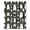 Ivory, Pattern 4, variant on ODIKA 4'x6' Machine Washable Non-Slip Area Rug, Oriental Black High Traffic Rug, Black, 945611
