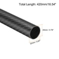 thumbnail image 2 of 4Pcs Carbon Fiber Tubes 20 x 22 x 420mm Matte Surface Rod 3K Roll Wrapped Carbon Round Tubing for RC Airplane, 2 of 5