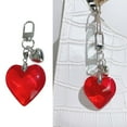 thumbnail image 2 of Heart Pendant Fashion Accessory Heart Keyring Alloy Texture Pendant Perfect for Youthful Adults and Friend Present, 2 of 16