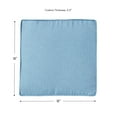 thumbnail image 6 of Greendale Home Fashions 18 x 18 in. Denim Outdoor Dining Seat Cushion (4 pack), 6 of 6