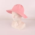 thumbnail image 4 of CHUMUD Baby Sun Hat, Toddler Gingham Print Bucket Hat with Chin Strap, Cotton Blend Breathable UPF Protection Hat for Boys Girls 6 Months-4 Years Old, 4 of 5