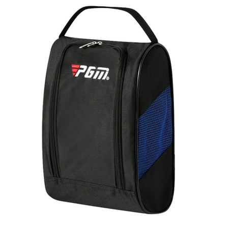 

Athletic Golf Shoe Bag Waterproof and Dustproof Shoe Bag With Zipper for Lover Girlfriend Boyfriend Blue