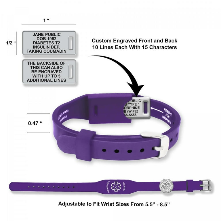 Bracelet Meaning Hospital Bracelet On Wrist Adult Child Medical