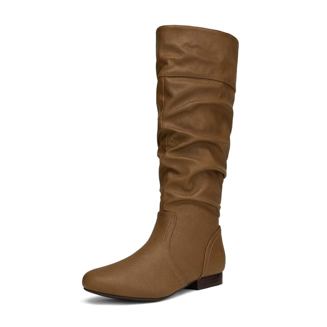 Botas de Invierno Altas DREAM PAIRS Camel Talle 7.5