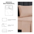 thumbnail image 2 of Juego De Sábanas Mainstays Matrimonial Liso Blush, 2 of 4