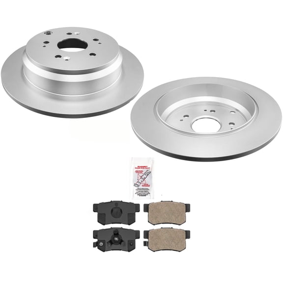 Rear Brake Rotors & Ceramic Brake Pads For Acura RDX 2013-2018