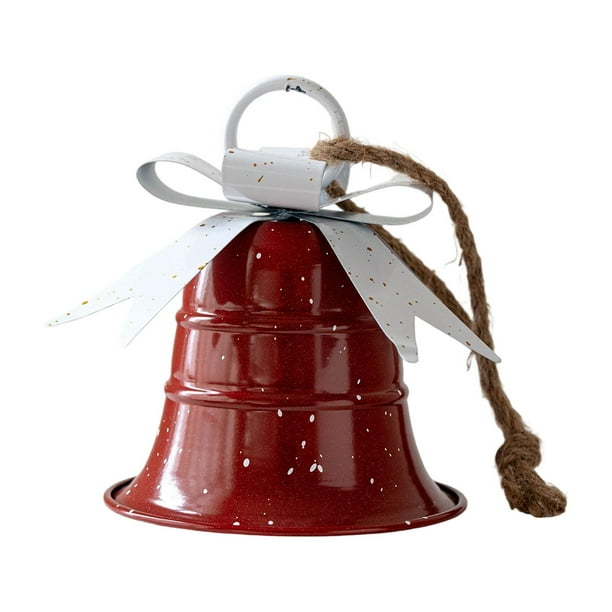 Adorno de campana de Navidad Decoración navideña Decoración del árbol de Navidad Colgante para Rojo