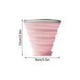 thumbnail image 5 of Tuvgenk Collapsible Plastic Water Bottles Travel 9 Oz Foldable Water Bottle Leakproof Reusable Pink for Outdoor, Hiking, Camping, 5 of 5