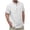 Mens Clothing White, variant on Mens Cotton Linen T-Shirts, Summer Tops for Men Big & Tall Casual Vintage Solid Color Button Up Dressy Blouses M-3XL