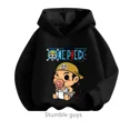 thumbnail image 3 of Sudadera con capucha de Anime One Pieces, ropa para niños, ropa para primavera y otoño para niñas, sudadera con dibujos animados de Luffy Zoro, traje para adolescentes, camisetas con capucha de Sonic, 3 of 5