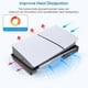 thumbnail image 5 of PS5 Slim Horizontal Stand, RGB Horizontal Stand Compatible with Playstation 5 Slim Disc & Digital, with 14 Light Mode and 4 USB Hubs, 5 of 5