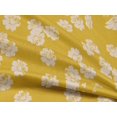 thumbnail image 5 of oneOone Rayon Yellow Fabric Florals Sewing Craft Projects Fabric Prints By Yard 56 Inch Wide-XY, 5 of 8