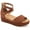 Brown, variant on GIANI BERNINI Womens Brown Strappy Comfort Memory Foam 1/2" Platform Cushioned Adjustable Ellenaa Round Toe Wedge Buckle Sandals Shoes 11 M