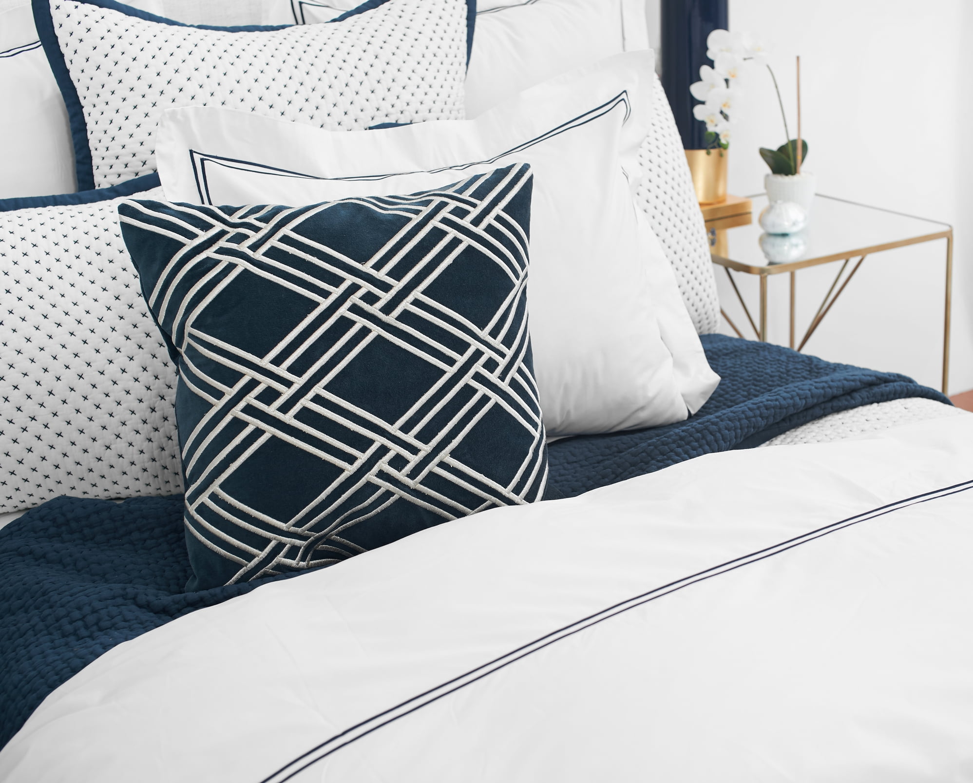 Legacy Ink Cotton Lightweight Breathable Luxury Full/Queen Duvet Cover