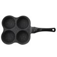 thumbnail image 4 of Sartén para huevos, sartenes para panqueques antiadherentes, sartén para huevos de 4 tazas para el desayuno, sartén para tortillas para panqueques, olla para huevos, utensilios de cocina de aleac, 4 of 5