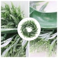 thumbnail image 3 of Corona artificial, corona de lavanda de 14,2'', corona de primavera, corona redonda para el Blanco verde, 3 of 8