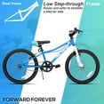 thumbnail image 5 of Hiland 20 inch Kids Mountain Bike for Girls Boys with Dual Handbrakes Kickstand, Blue, 5 of 7