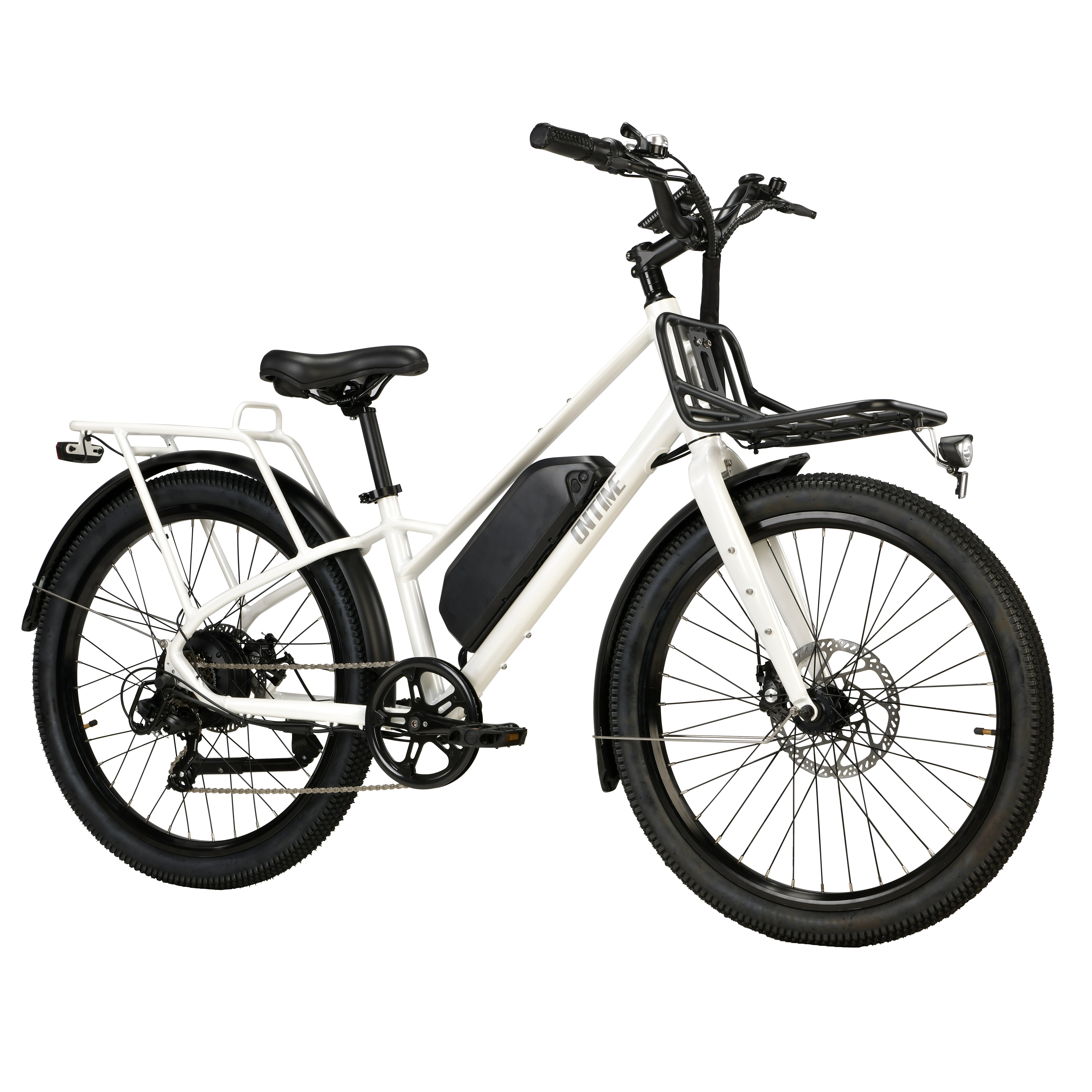 Ontime BREEZE Electric Bike for Adults, 500W Brushless Hub Motor ...