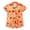 00@Orange1157, variant on Elegyee Girls Halloween Pumpkin Pajamas Cute Button Down Shirt Shorts, Size 5-6