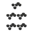 thumbnail image 3 of Transemion 5pcs Empty Aluminum Jars Cosmetic Screw Balm Lip Lid Cans Containers Black 50ml 5Set, 3 of 6
