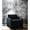 Dark Gray, variant on Stylish Ebony Leather Swivel Stool - Versatile For Various Spaces Accent Chair Ebony, Smooth Action