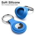 thumbnail image 3 of JETech Silicone Case for AirTag 2021 with Keychain, Protective Air Tag Holder, Portable Keyring Cover, Easy Installation, 2-Pack (Capri Blue), 3 of 6