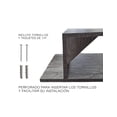 thumbnail image 3 of Repisa Mueble Flotante Modelo z para equipos de TV 110 x 25 cm Lombardia.295 Hanlob Repisa Flotante Moderna estilo Z para equipos de TV, 3 of 6