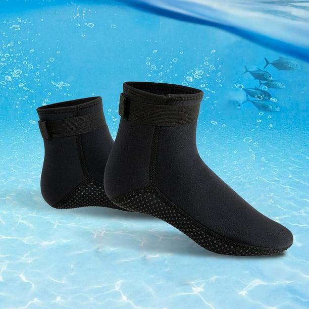 Calcetines de voleibol de playa de 3 mm, calzado antideslizante para traje de neopreno, calcetines térmicos de buceo para buceo, snorkel, kayak y remo para hombres y mujeres.