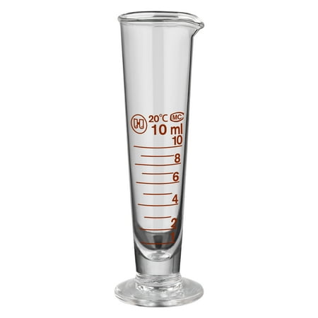

Graduated Glass Cup Laboratory Measuring Cup Scale Cup Experiment Tool Laboratory Accessories (10ml)