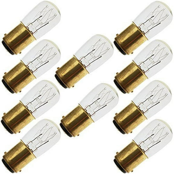 Industrial Performance 10S6/10DC 250V, 10 Watt, S6, Bayonet (BA15D) Base Ligh...